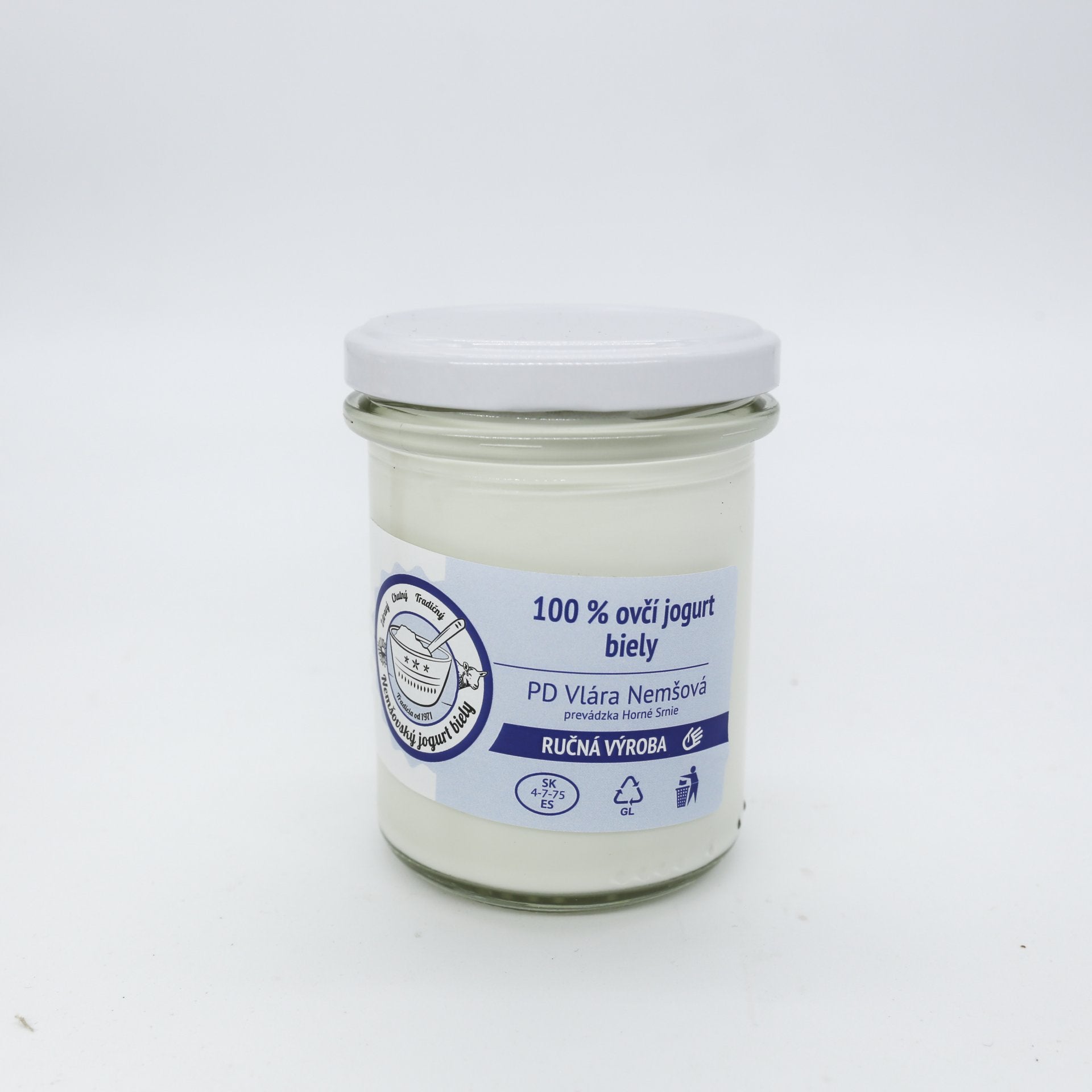 100% ovčí jogurt biely 190g.