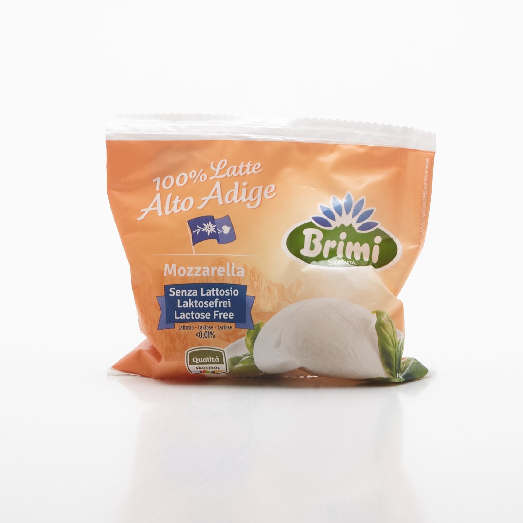 Bezlaktózová mozzarella 125g.