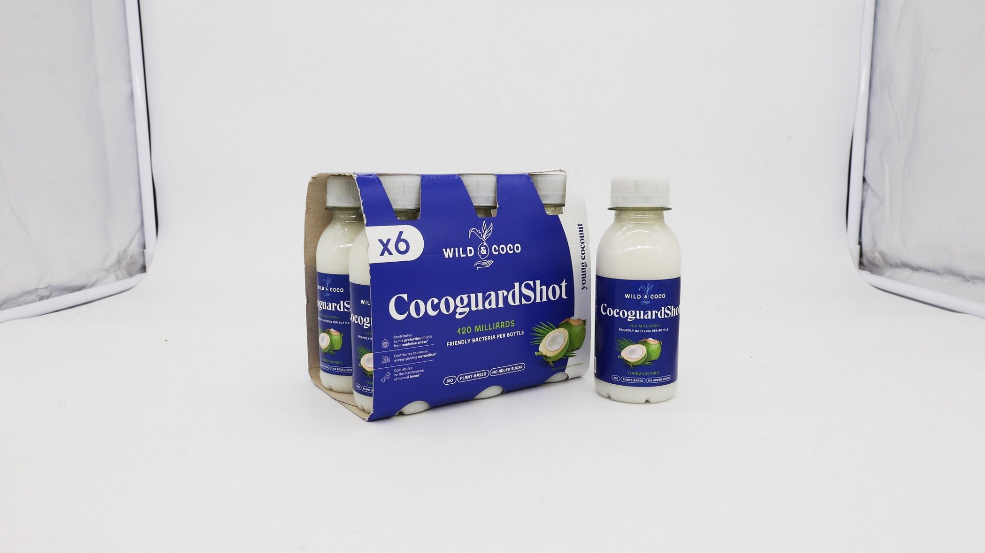 BIO Cocoguard shot young coconut 6x120ml.