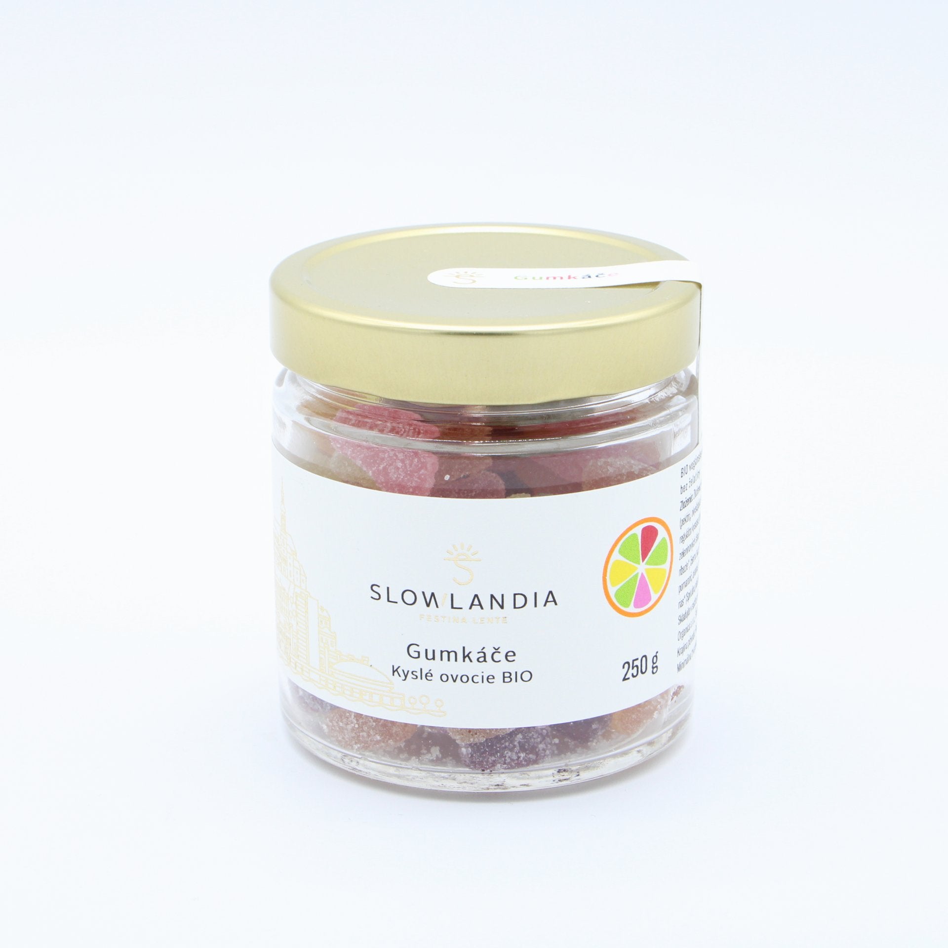BIO Gumkáče - Kyslé ovocie 250g.