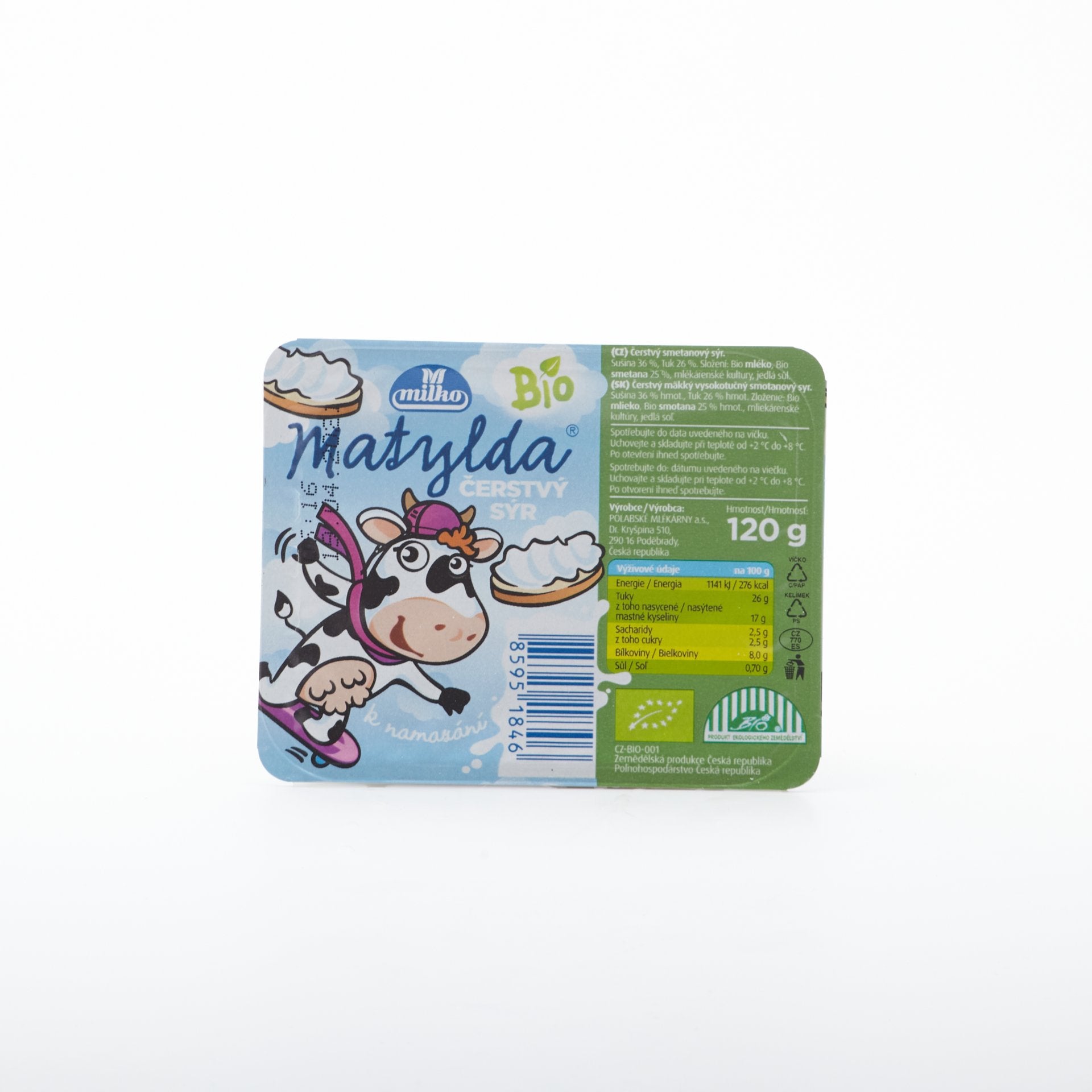 BIO Matylda čerstvý syr 100g.