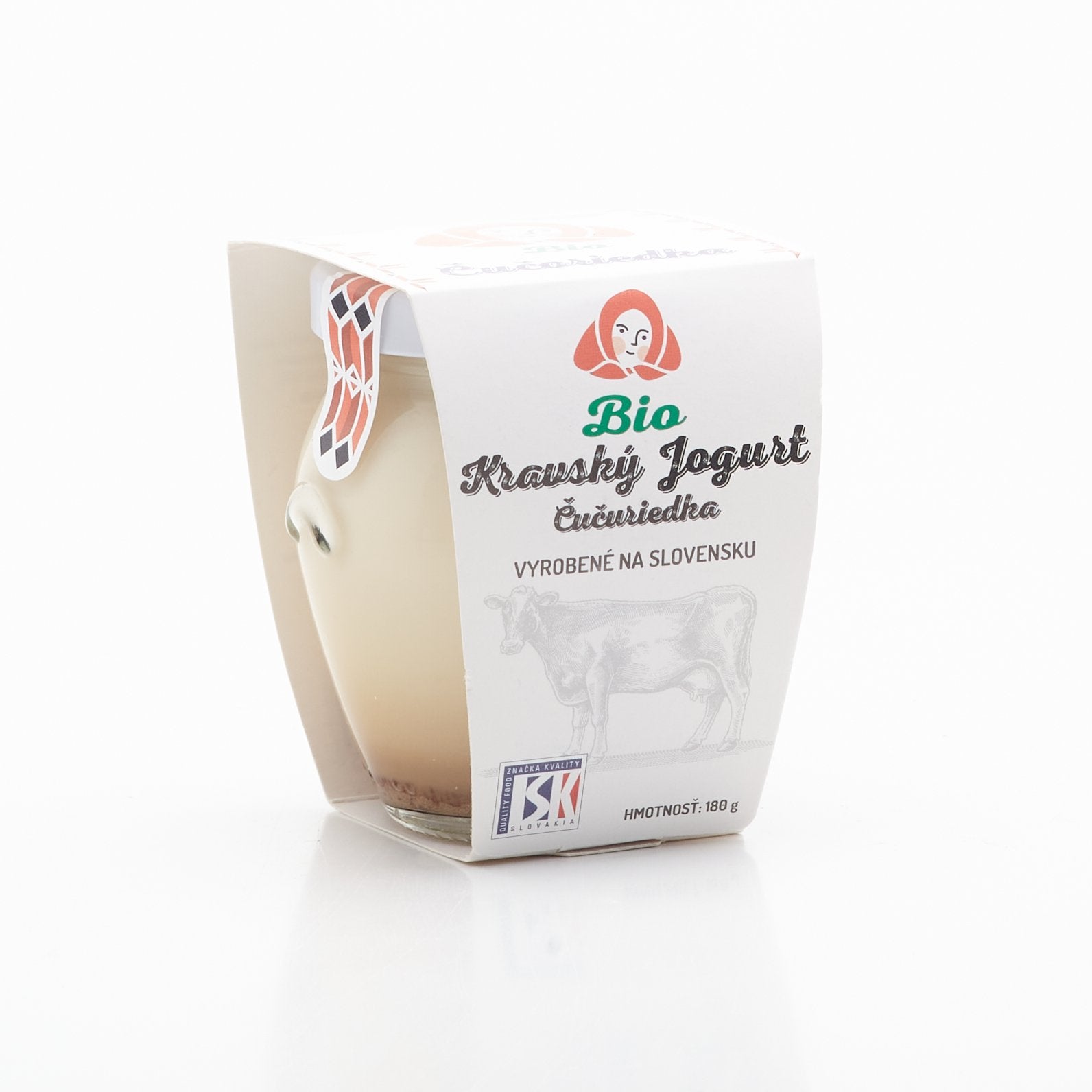 BIO Tradičný čučoriedkový jogurt 180g.