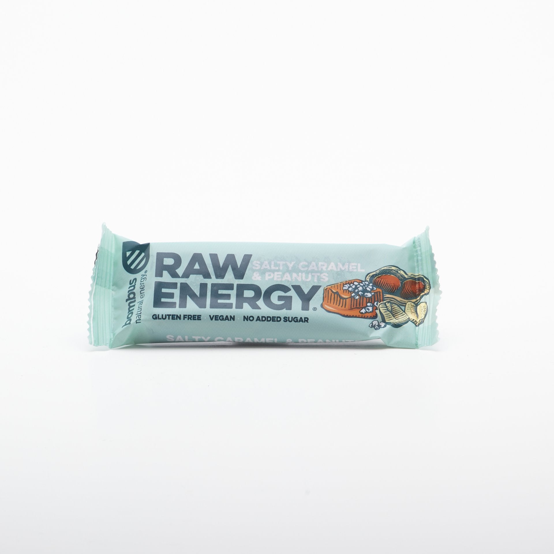 BOMBUS RAW salty caramel & peanuts 50g.