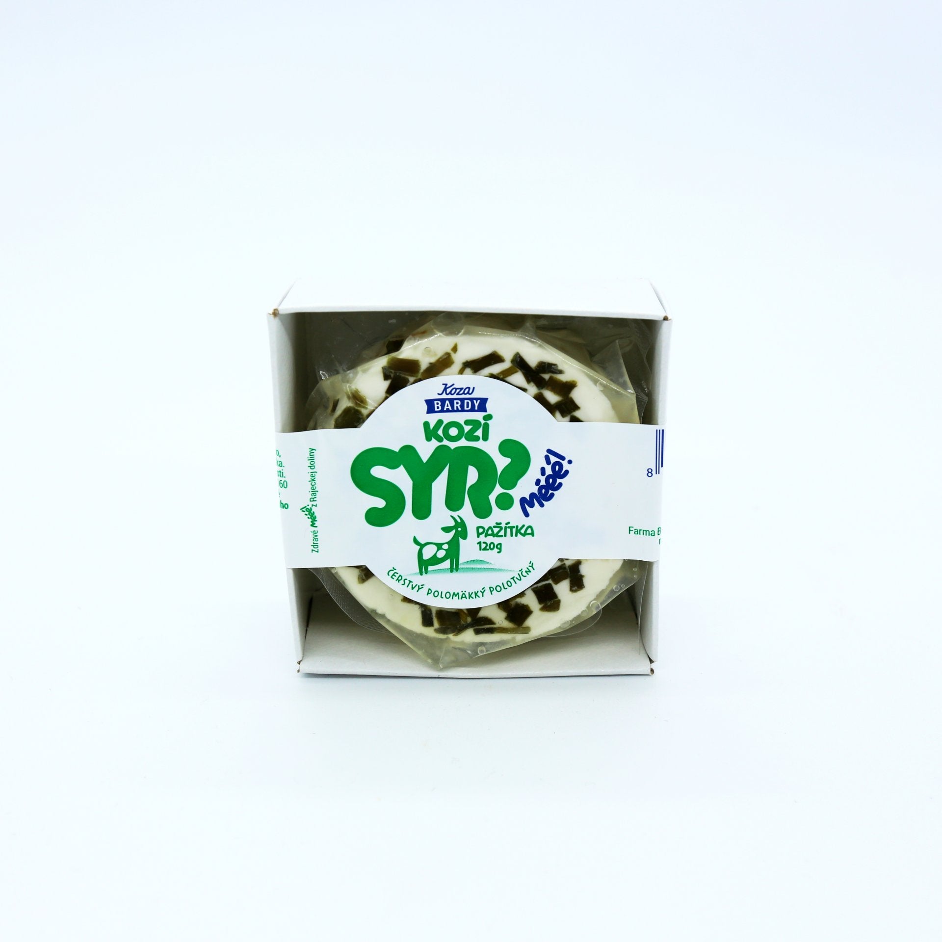Čerstvý kozí syr pažitka 120g.