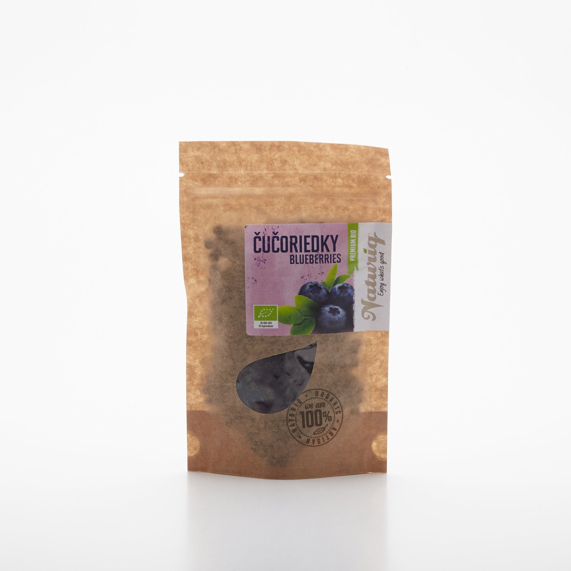 BIO Čučoriedky lesné sušené Premium 100g.
