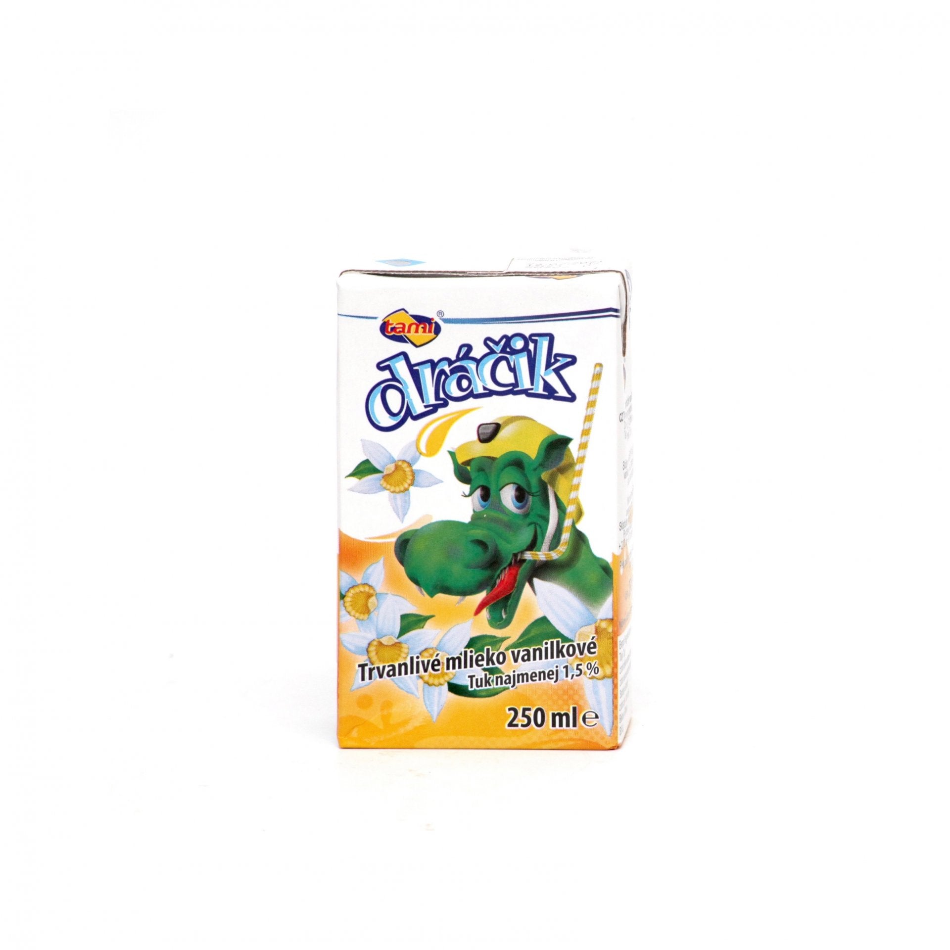 Dráčik trvanlivé mlieko vanilkové 250ml.