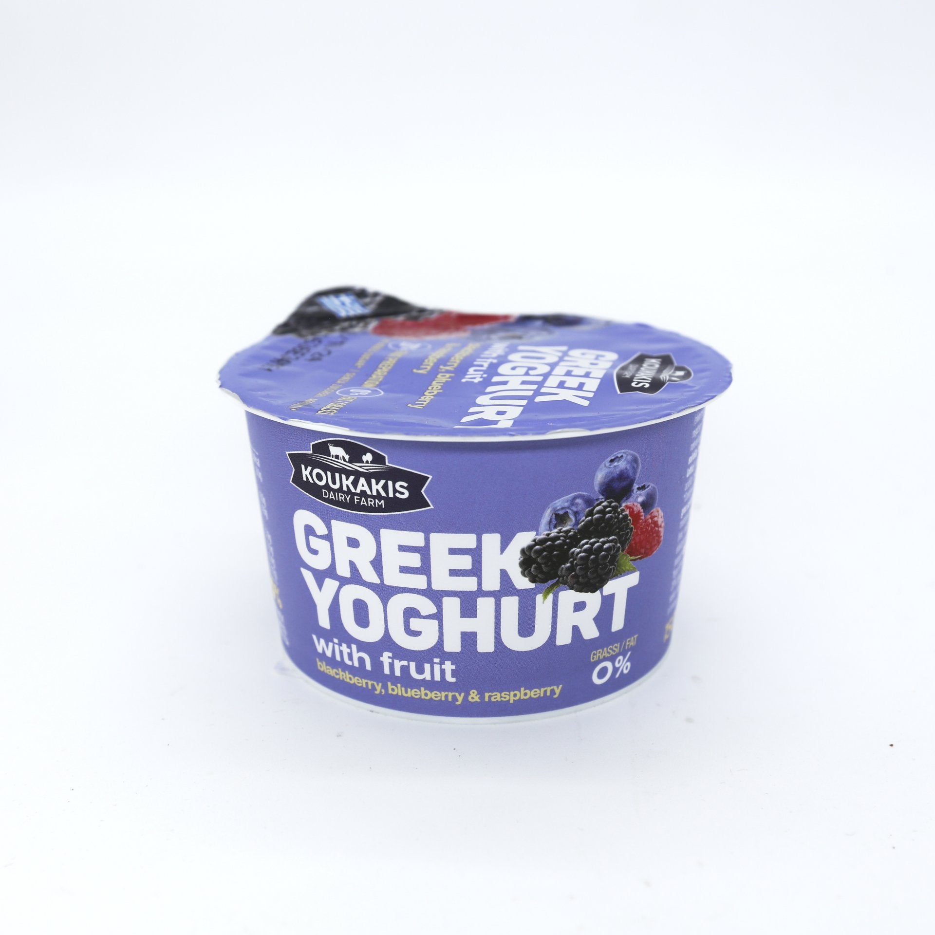Grécky jogurt 0% čučor.,černica,mal.150g.