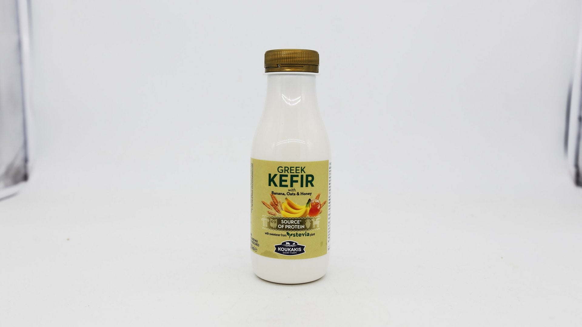 Grécky kefír banán, ovos a med 330ml.