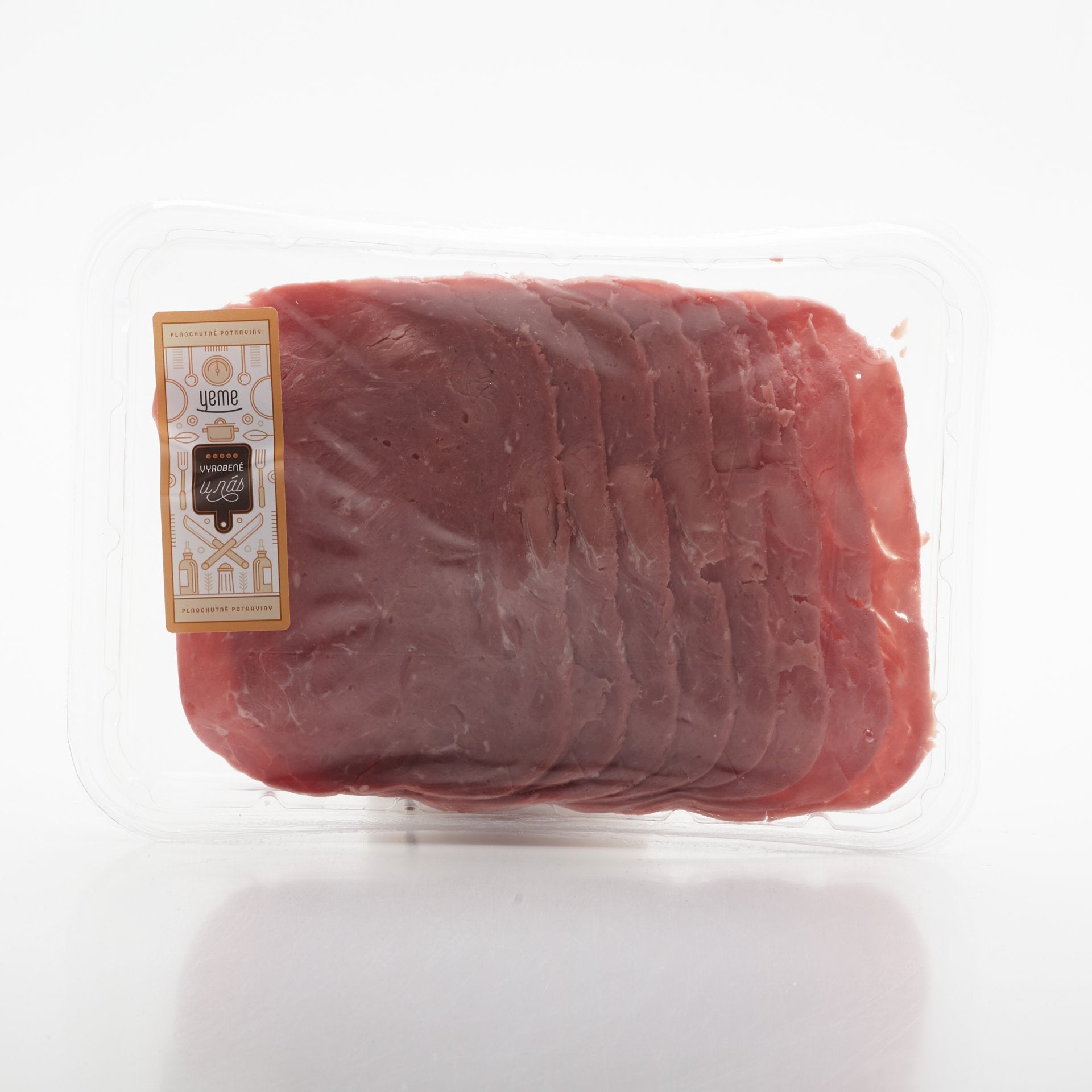 Remeselná hovädzia šunka zo stehna plát. 100g