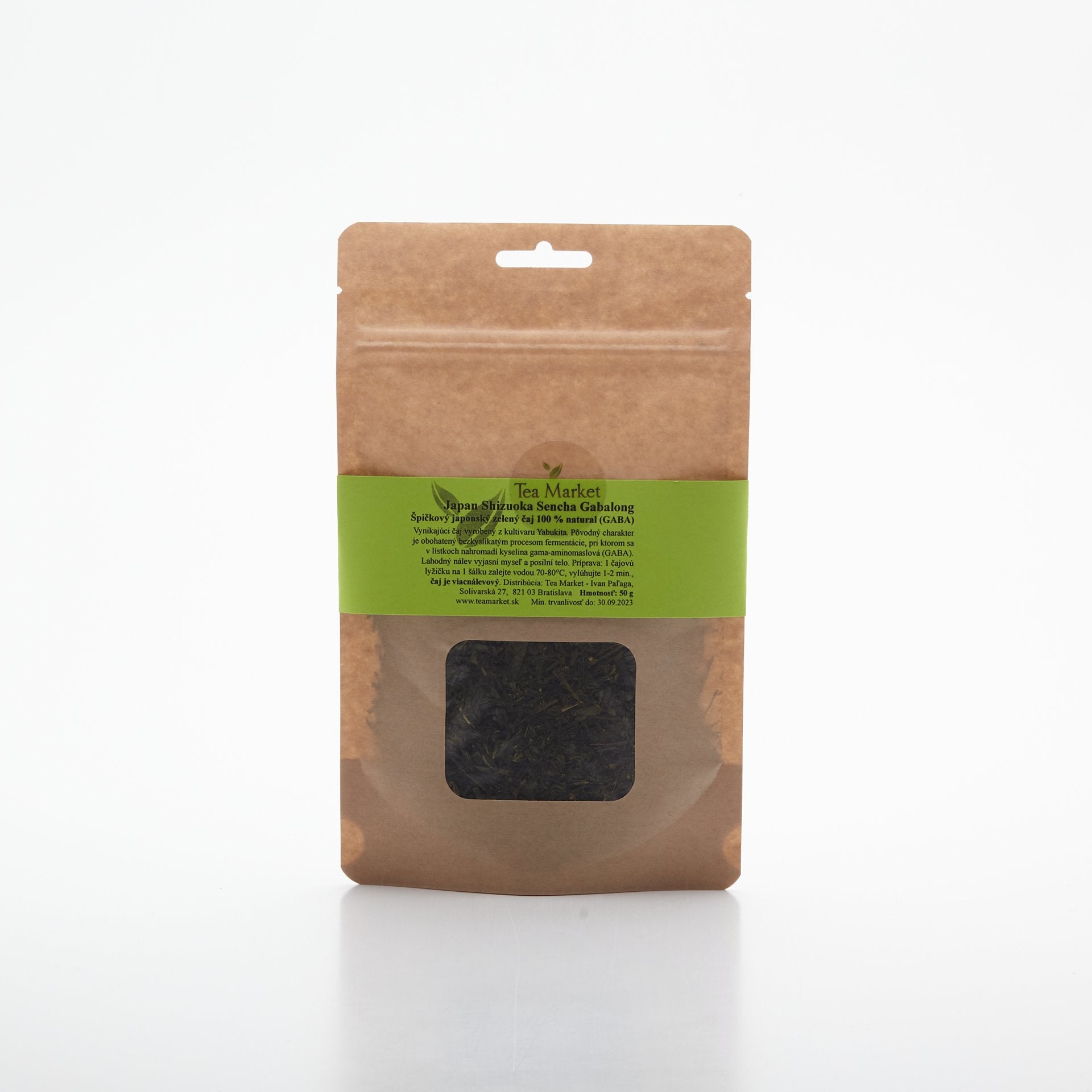 BIO Japonský zelený čaj Sencha GABA 50g.