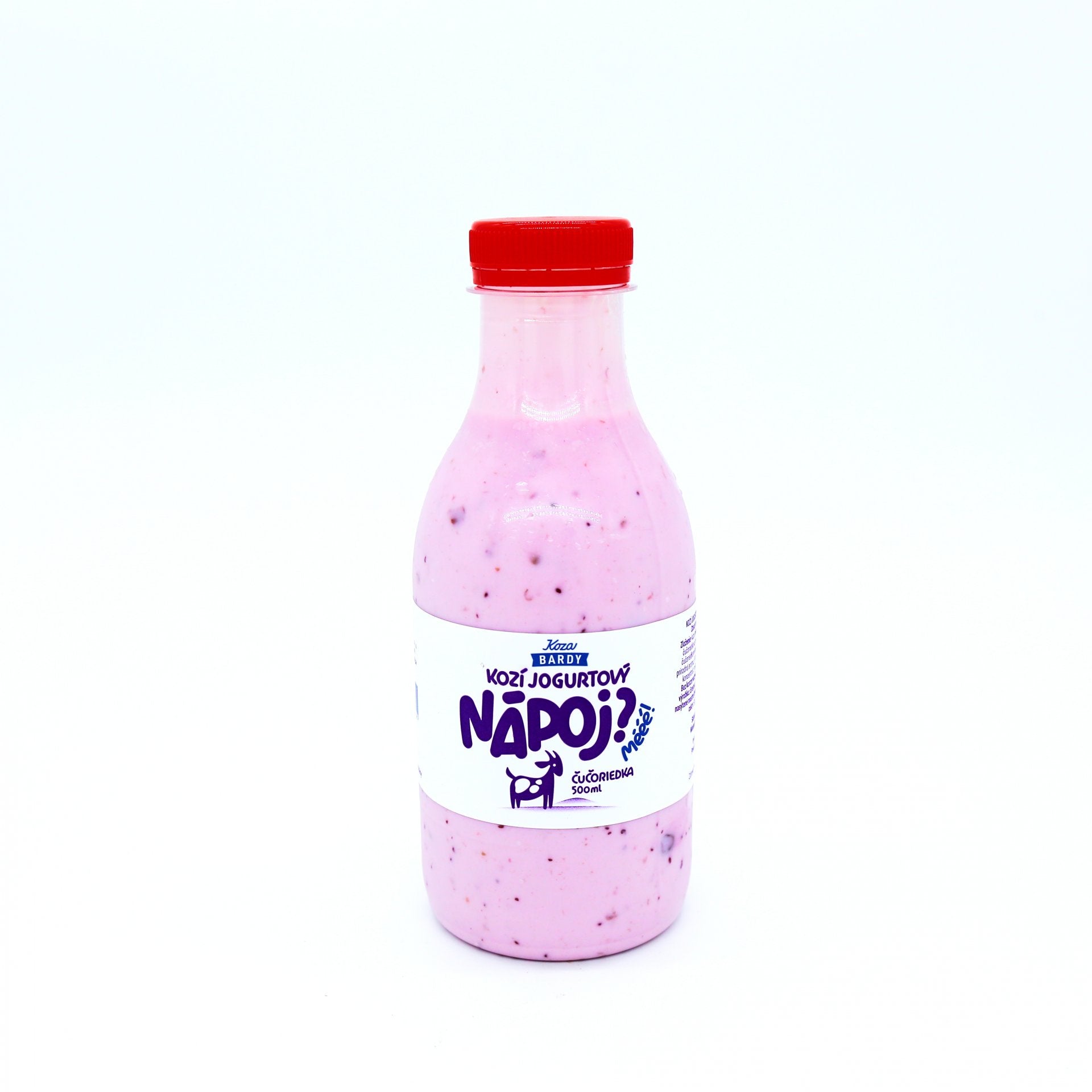 Kozí jogurtový nápoj čučoriedka 500ml.