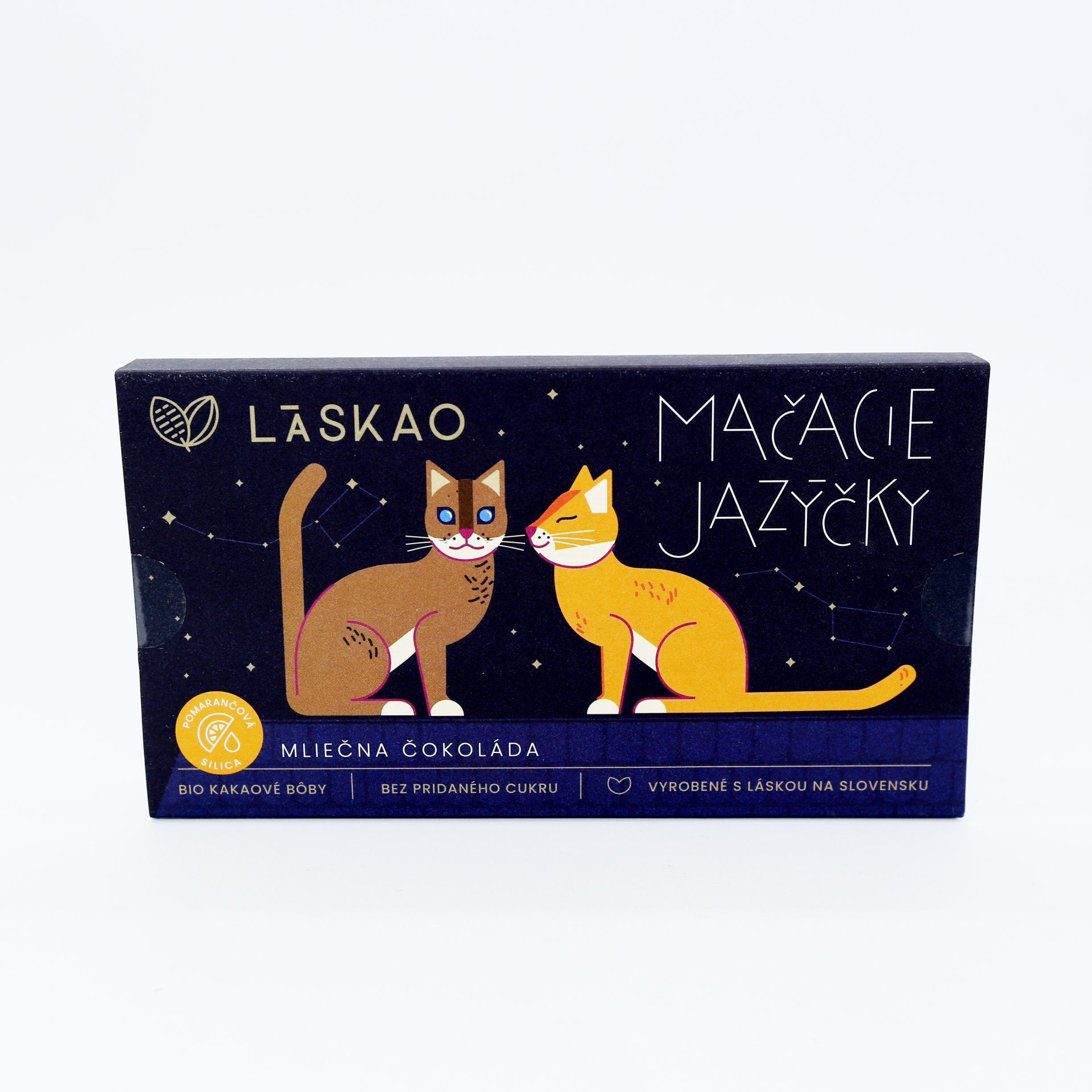 Mačacie jazýčky s pomarančom 80g.