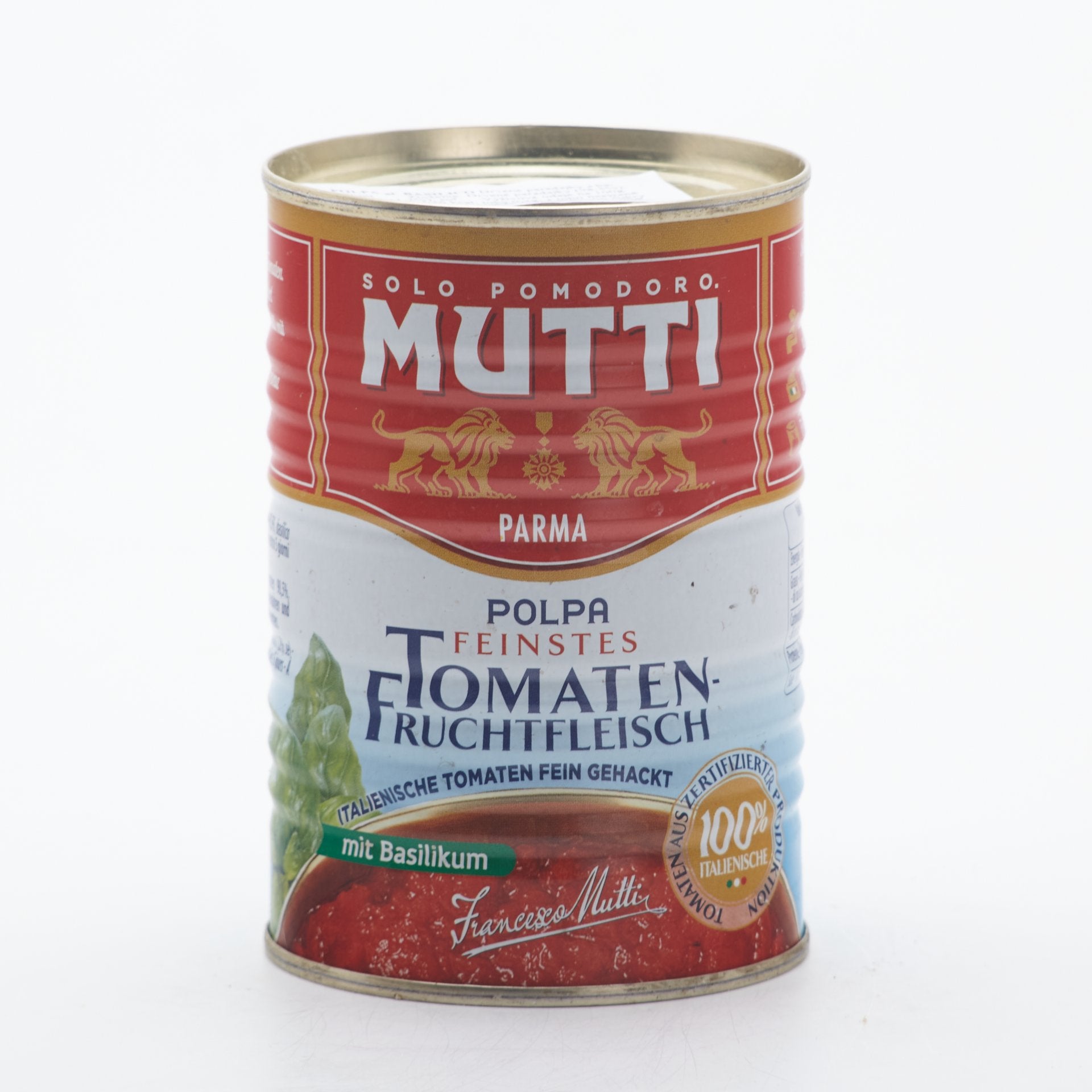 Polpa di pomodoro al basilico 400g.