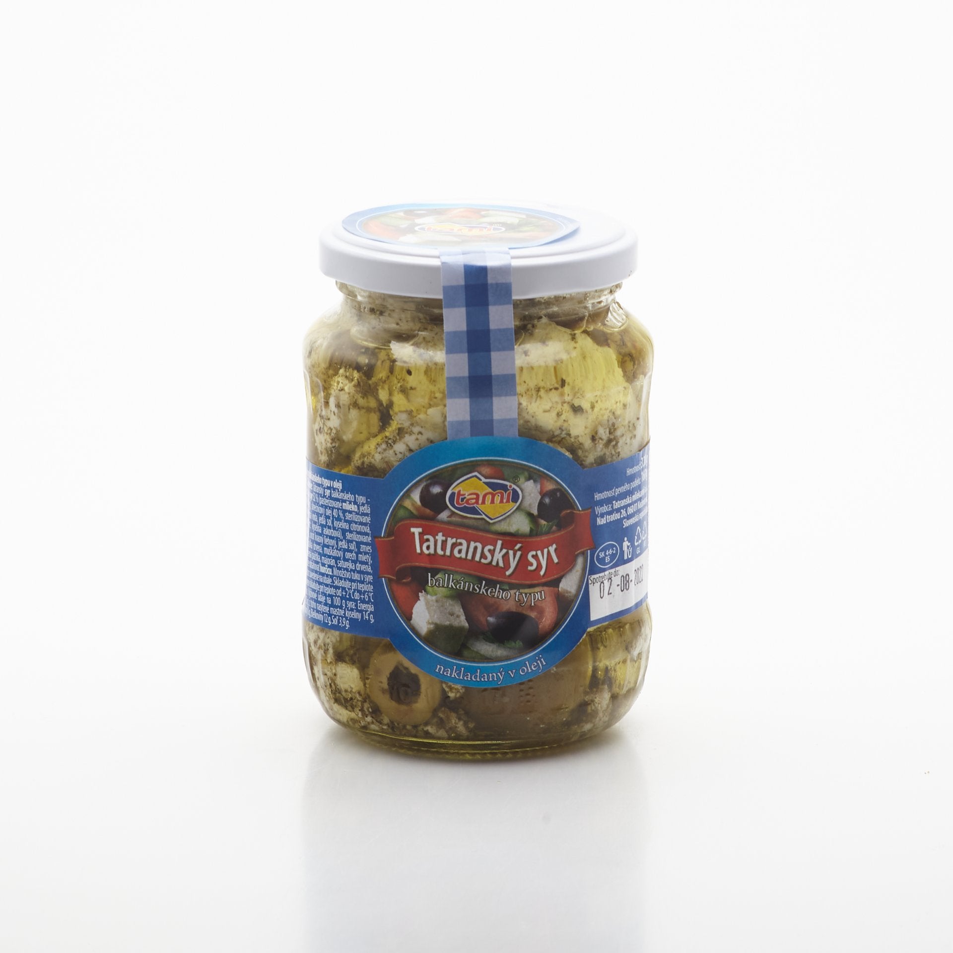 Nakladaný syr balkánskeho typu 320g.