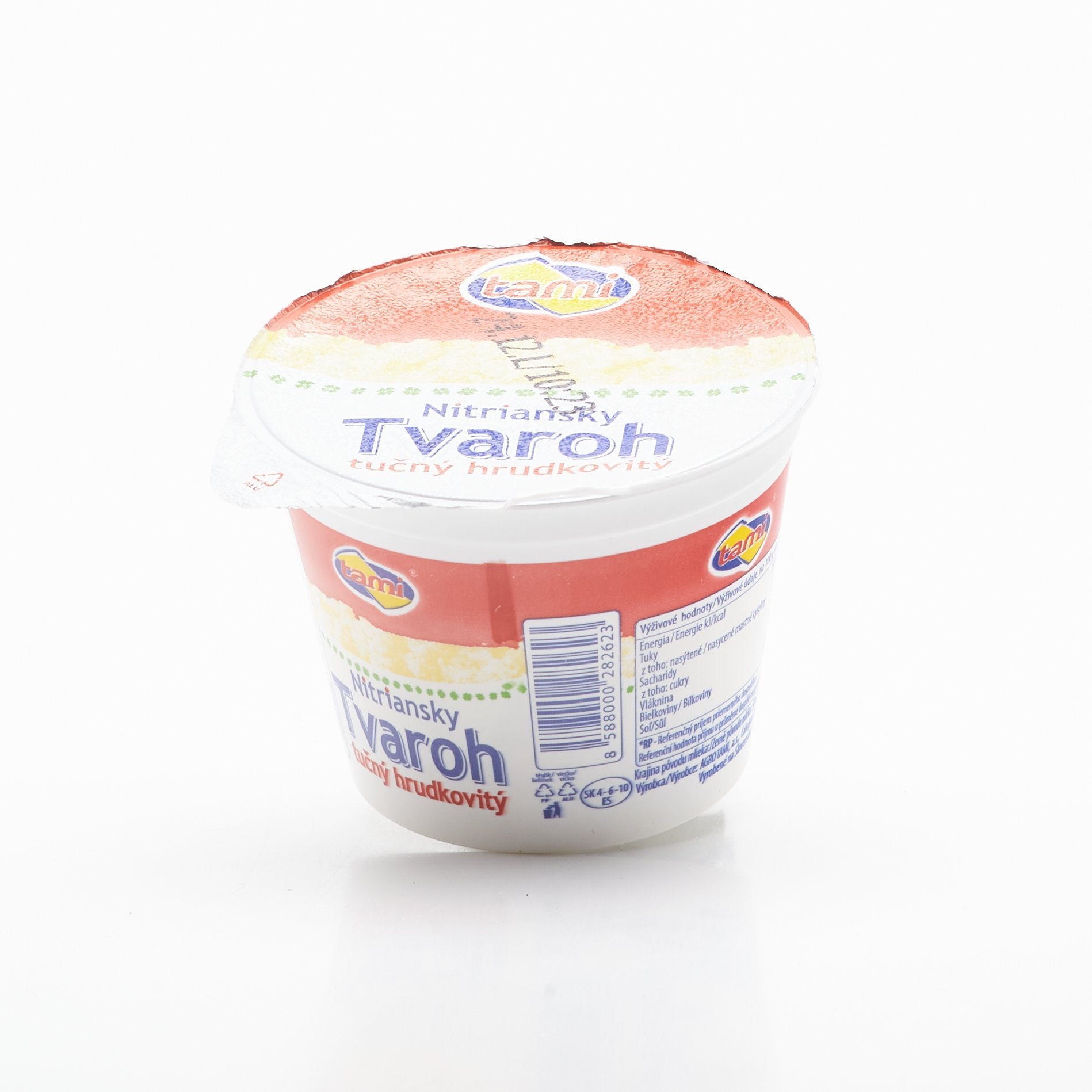 Nitriansky tvaroh s hrudkami 250g.