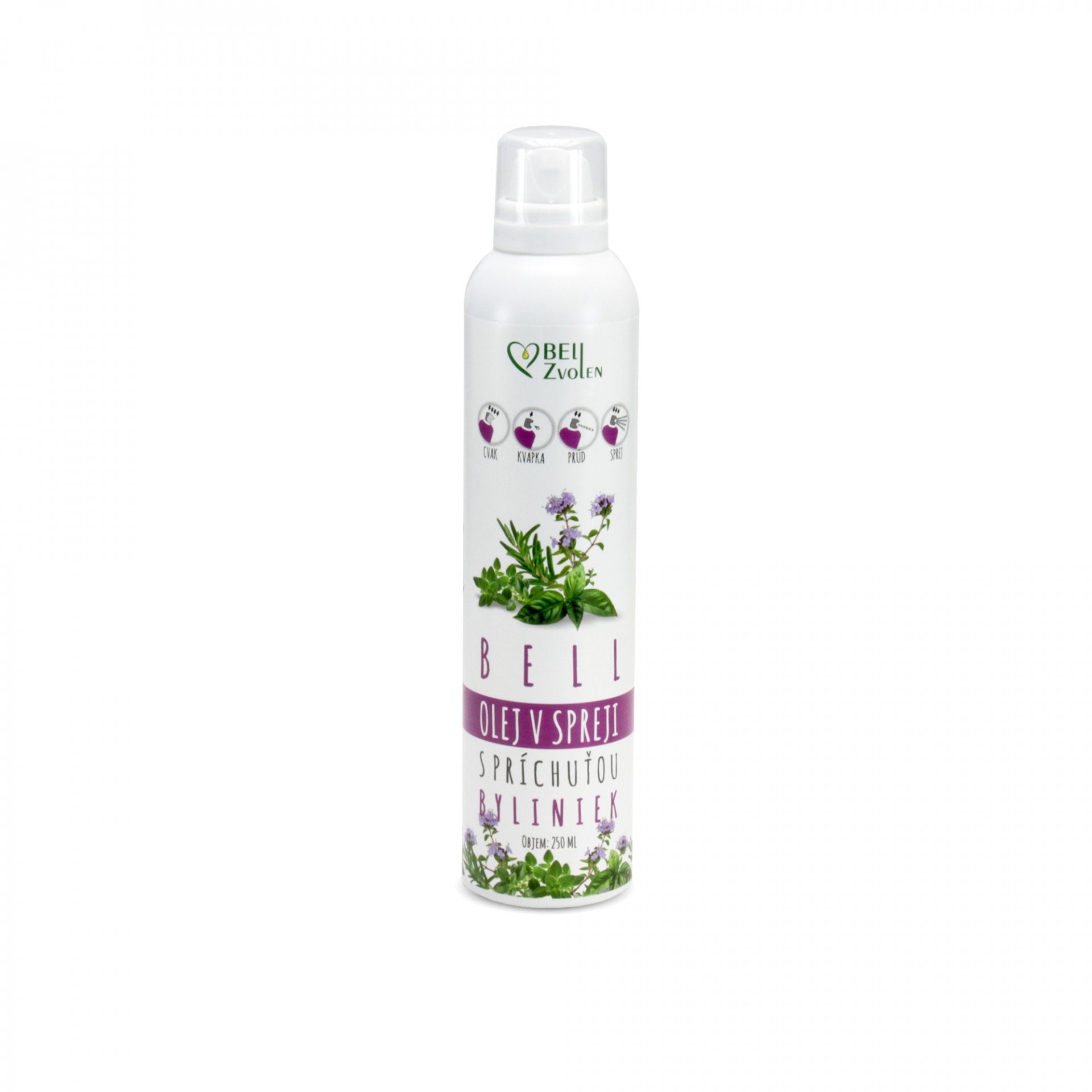 OLEJ V SPREJI s príchuťou byliniek 250ml.