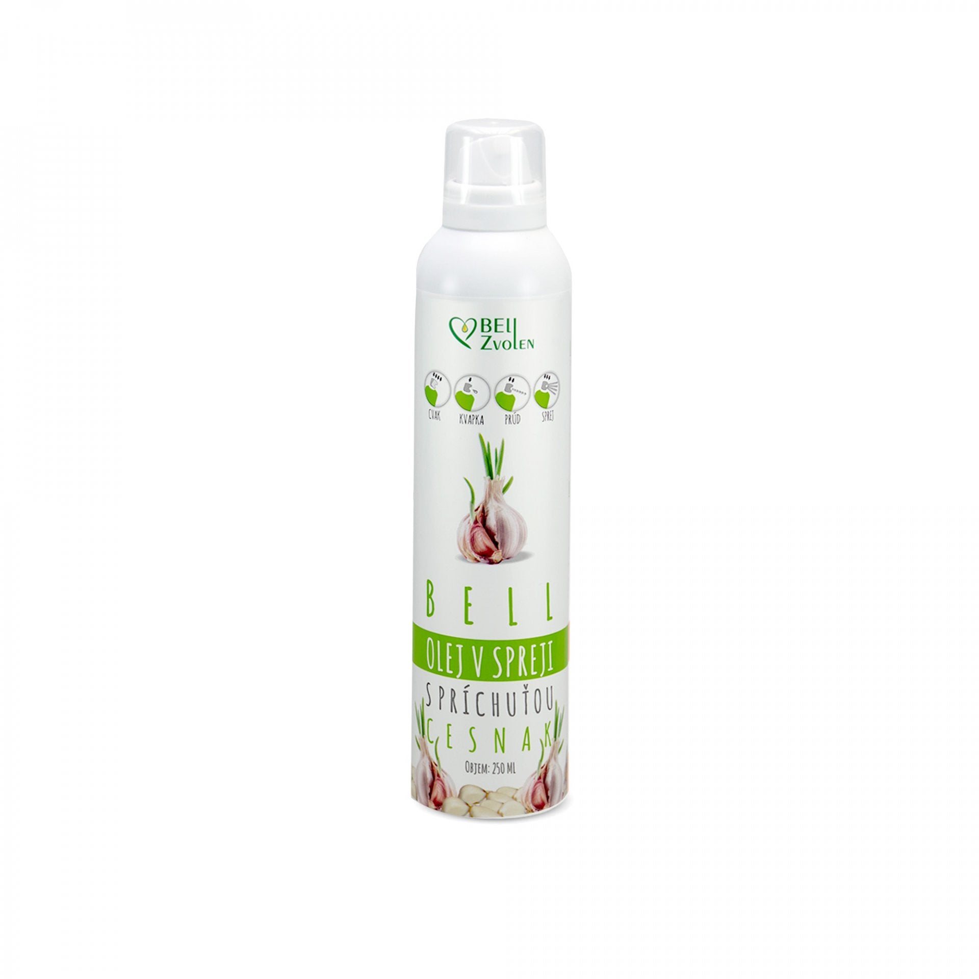 OLEJ V SPREJI s príchuťou cesnaku 250ml.