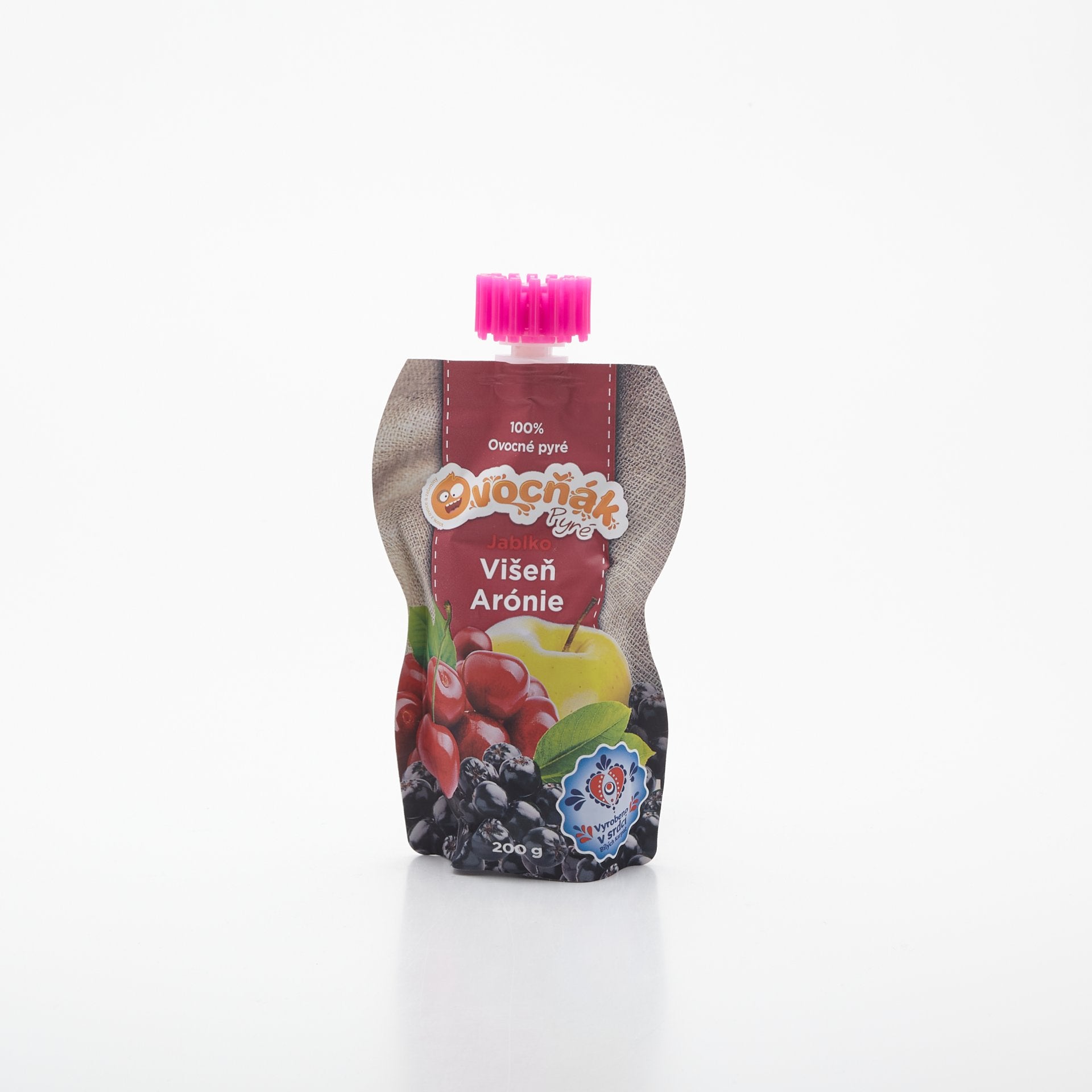 Ovocňák pyré jablko višňa arónia 200g.