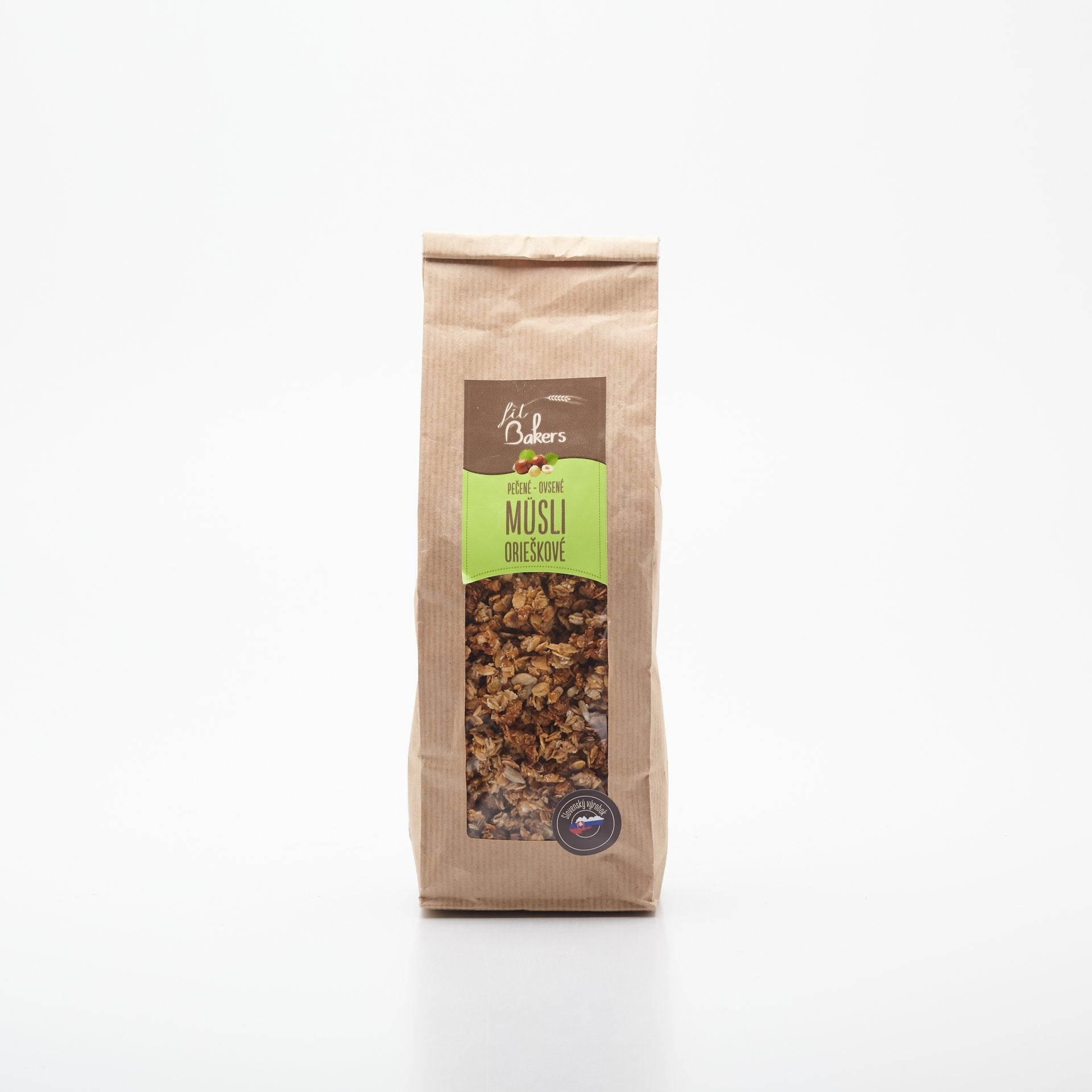 Ovsené domáce müsli orieškové 350g.