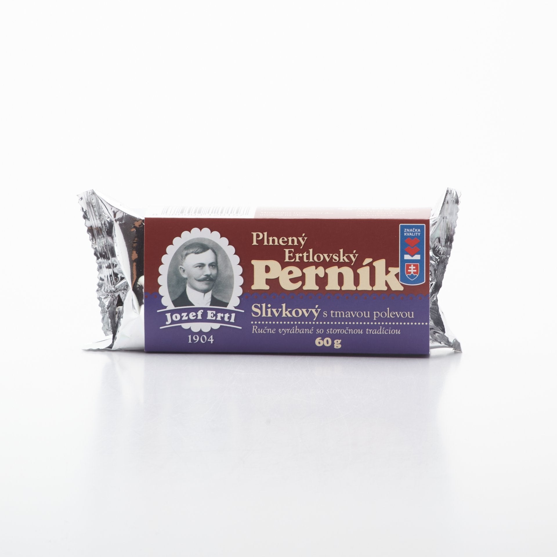 Plnený perník s tmavou pol.slivkový 60g.