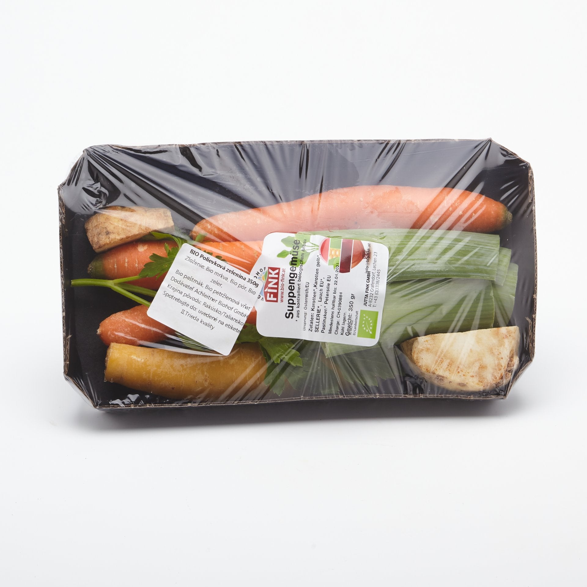 BIO Polievková zelenina 350g.