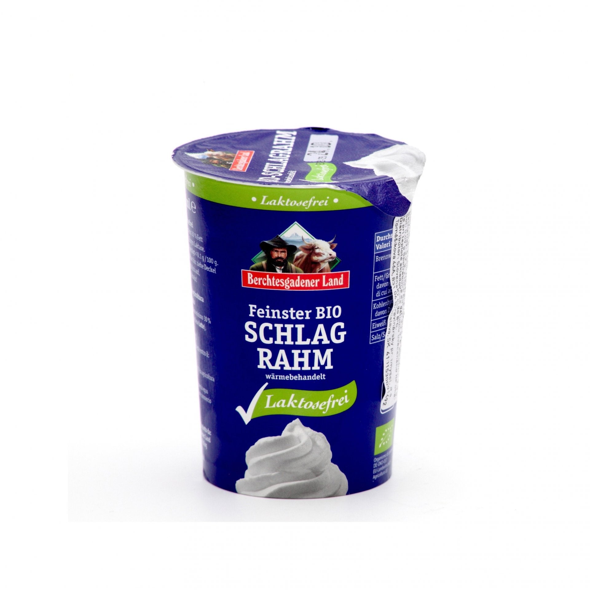 BIO Smotana na šľahanie delakto 32% 200g.