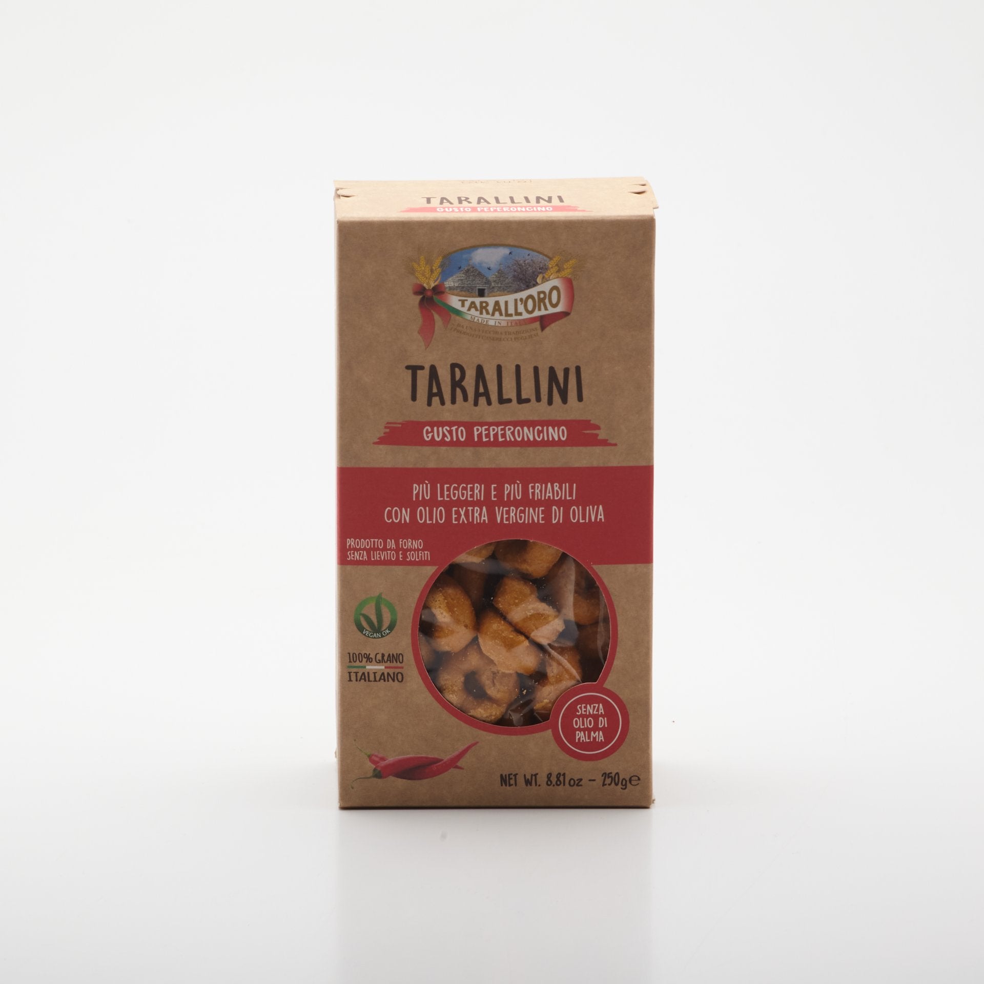 Tarallini al Peperoncino 250g.