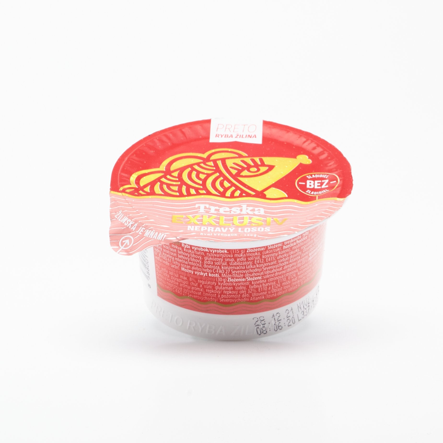Treska s neprav. lososom 145g.