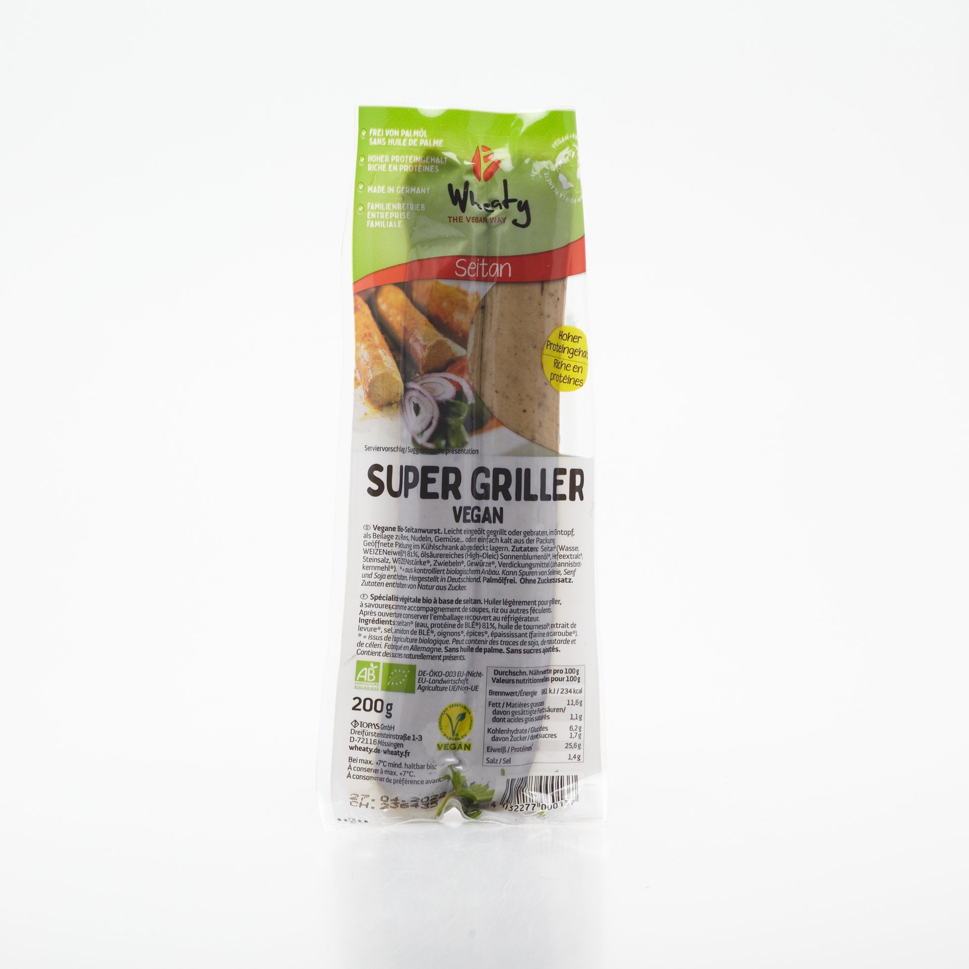 BIO Vegánska saláma "Thuringen" 200g.